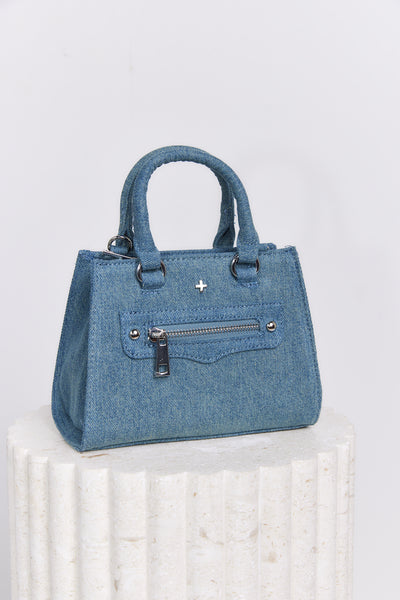 PETA + JAIN Jaden Bag Denim Silver Blue