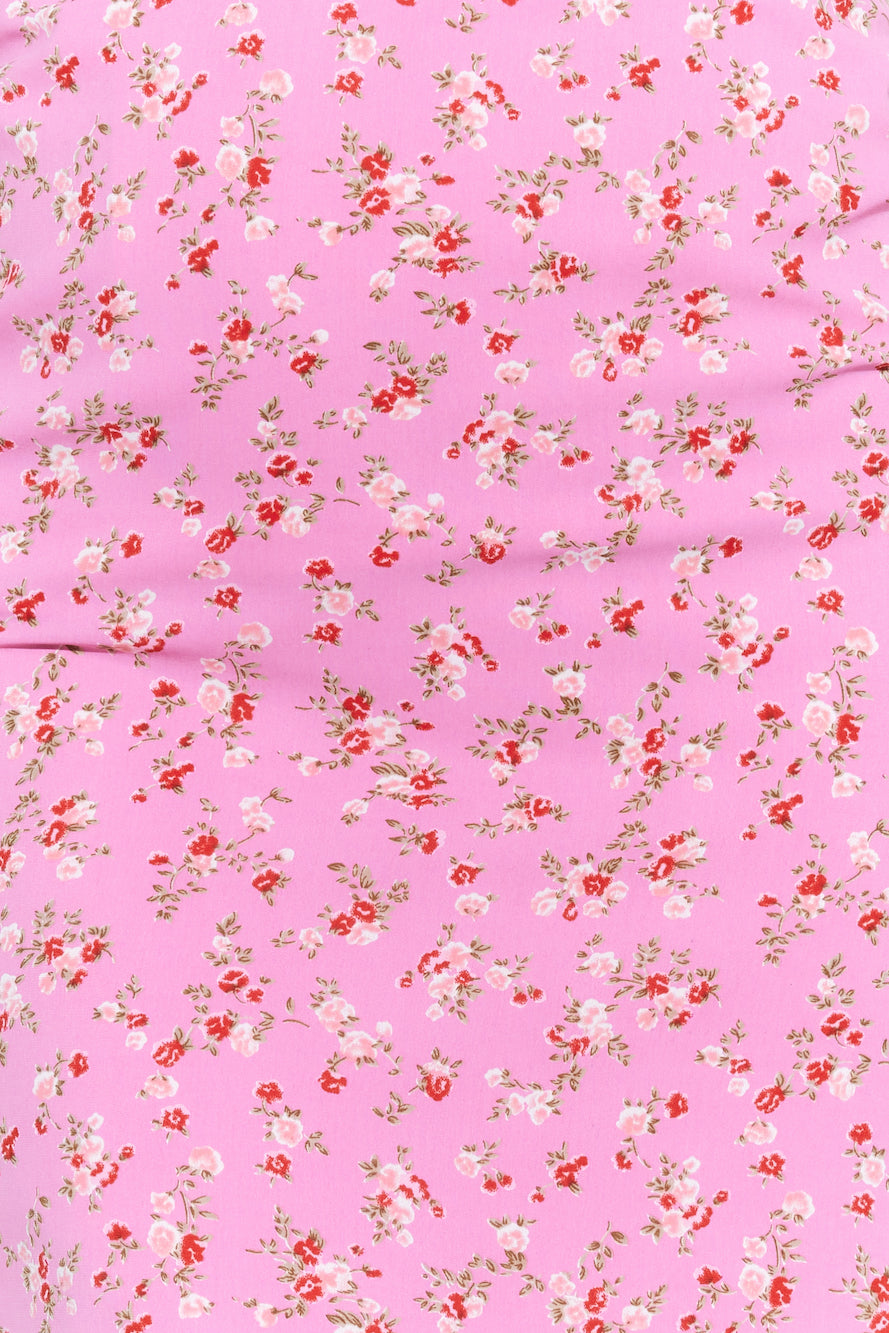 Prettiest Blooms Crop Top Pink