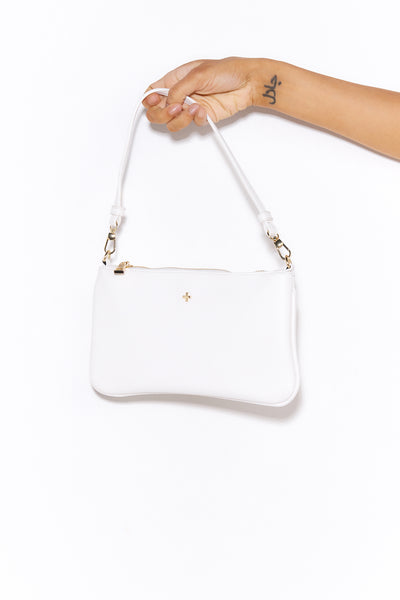 PETA + JAIN Layla Bag White Pebble Gold