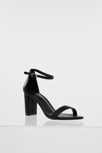 HELLO MOLLY Classic Style Heels Black PU