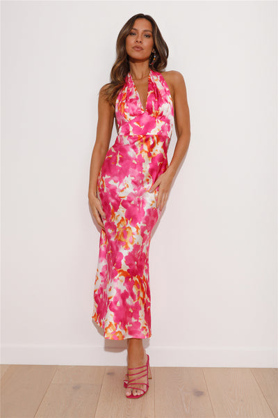 Destiny Shift Maxi Dress Pink