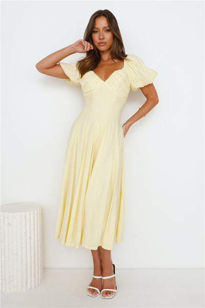 Relaxing Days Maxi Dress Yellow