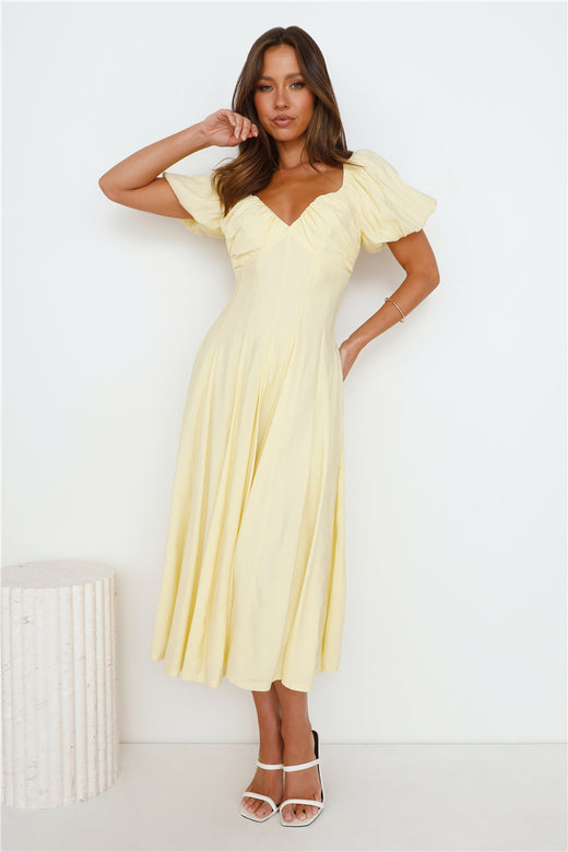 Relaxing Days Maxi Dress Yellow