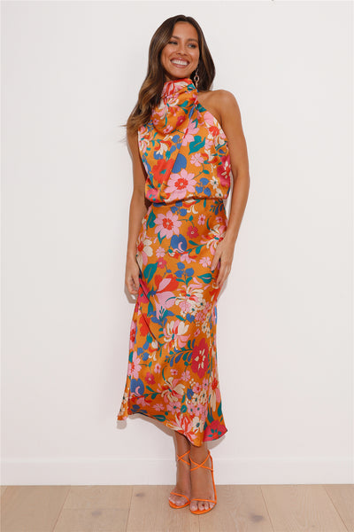 Magical Vibes Maxi Dress Orange