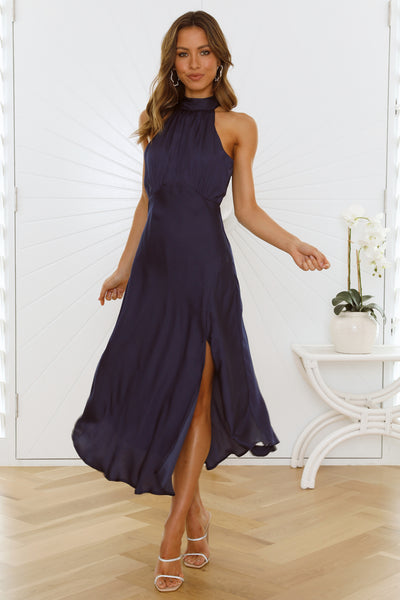 No Tears Here Maxi Dress Navy