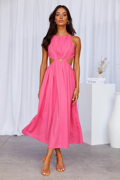 Chill Moments Maxi Dress Pink