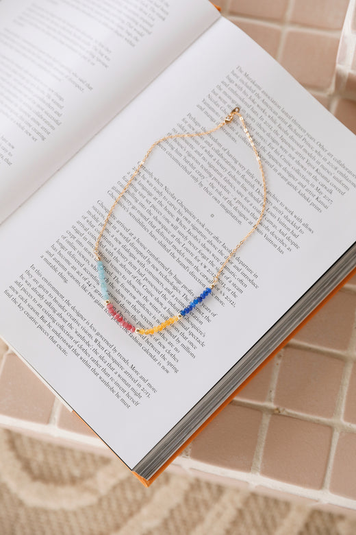 Celeste Clouds Necklace Gold