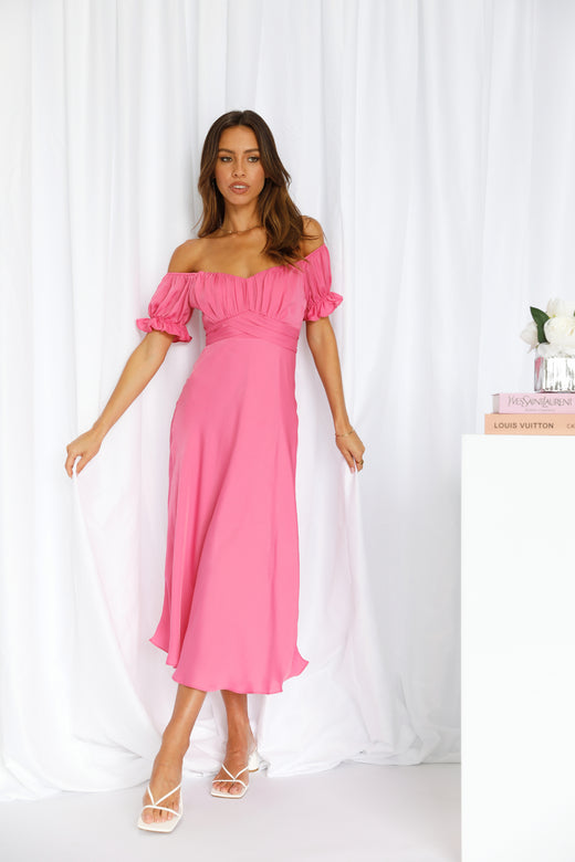 Sky Child Maxi Dress Hot Pink