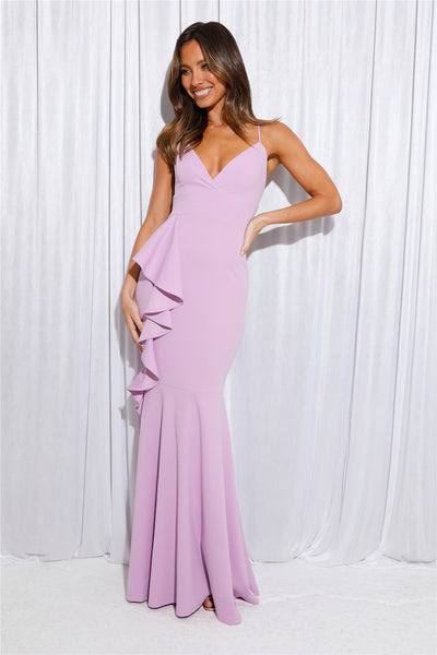 Girl Class Maxi Dress Lilac