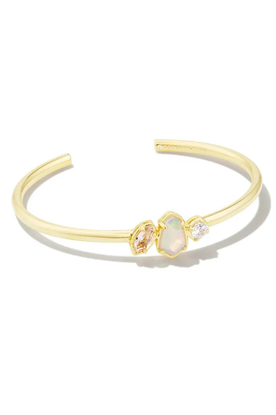 KENDRA SCOTT Alexandria Gold Cuff Bracelet Gold Neutral Mix