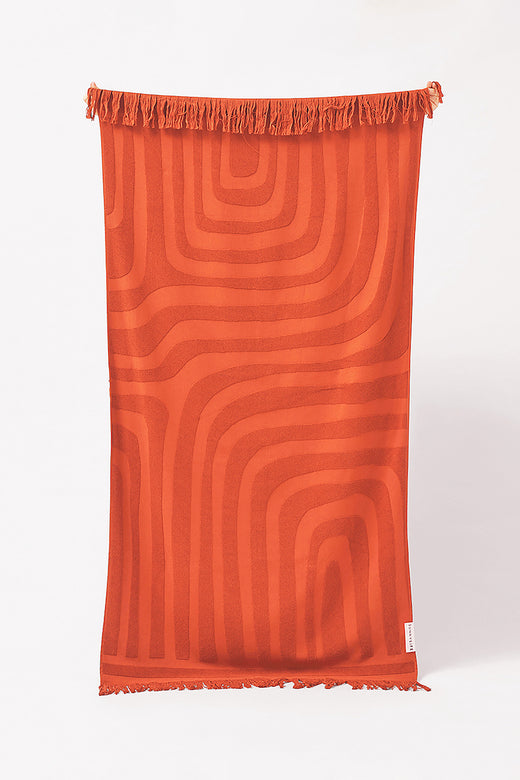 SUNNYLIFE Luxe Towel Terracotta