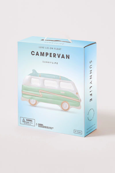 SUNNYLIFE Luxe Lie-On Float Campervan Green White