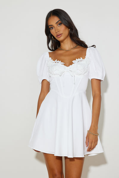 Feeling Fun Mini Dress White