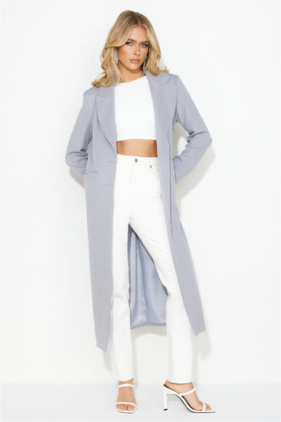 The Noella Blazer Light Grey