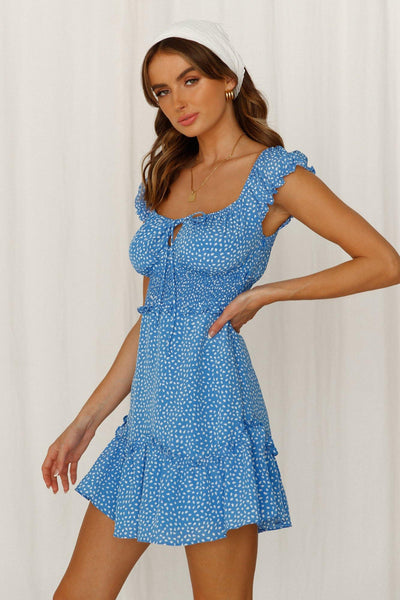 Lorelai Dress Blue | Hello Molly USA