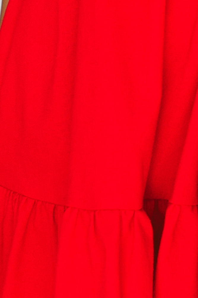 Secure The Bag Dress Red