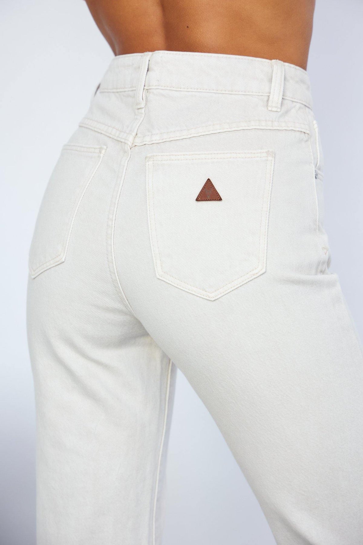 ABRAND A 94 High Slim Jeans Stone | Hello Molly USA