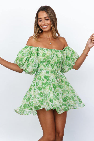 Challenge Your Faith Dress Green | Hello Molly USA