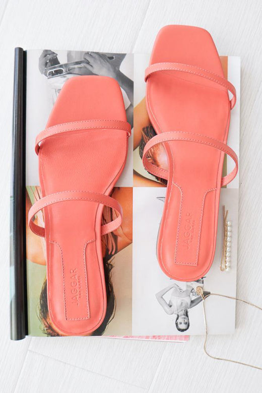 JAGGAR Sprung Flats Coral | Hello Molly USA